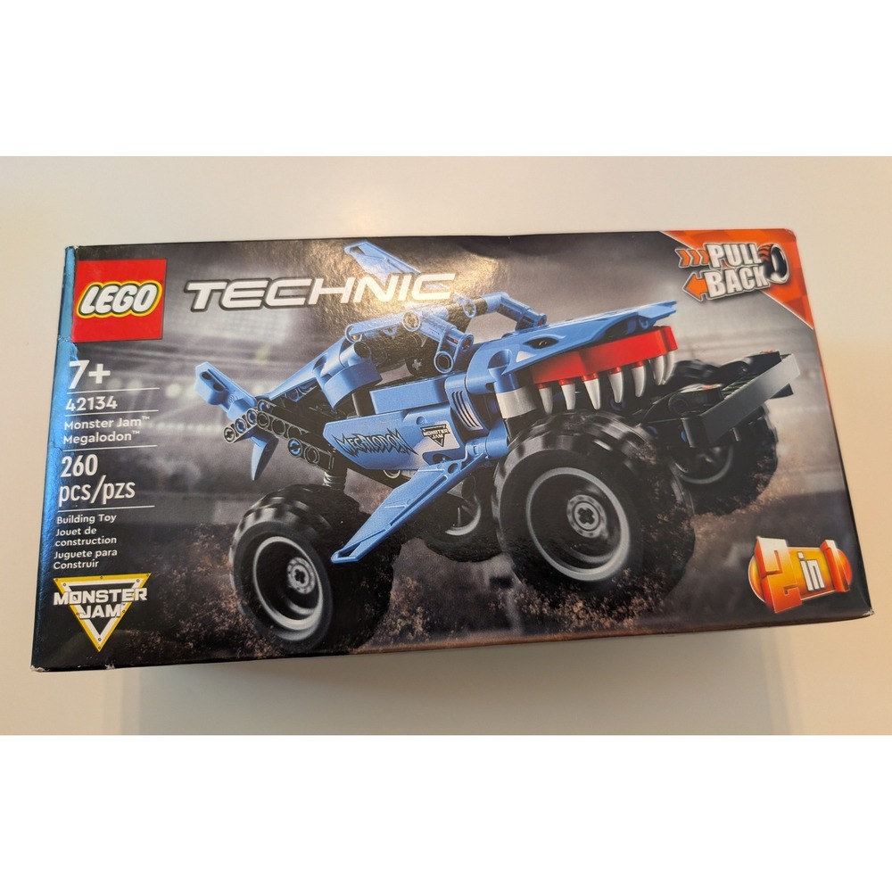 LEGO Building Toy Blue Monster Jam Megalodon 42134 Technic 2-in-1 Set